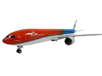 KLM 777 Model Plane Boeing Diecast Large Scale Christmas Collectors gift w stand