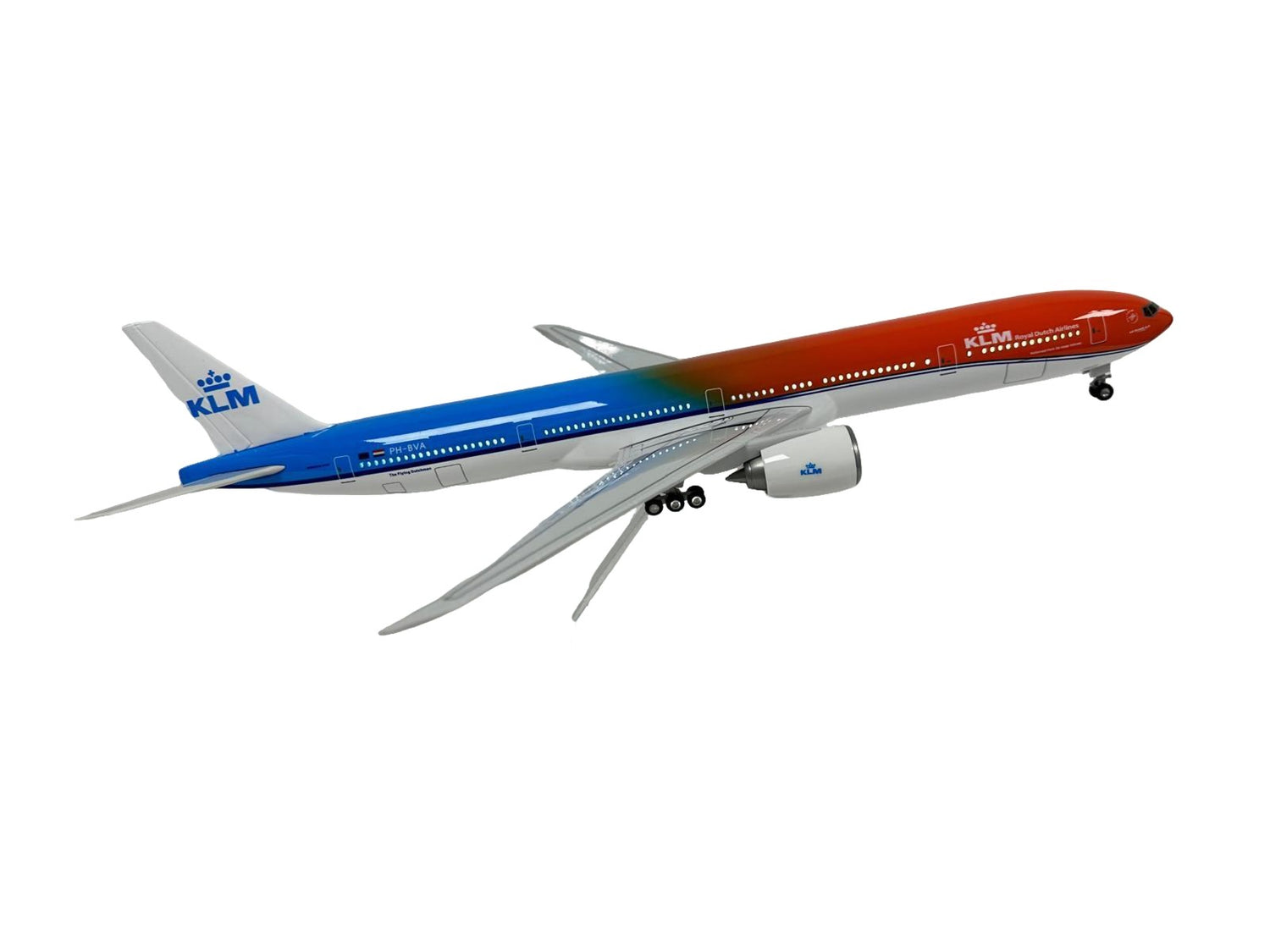 KLM 777 Model Plane Boeing Diecast Large Scale Christmas Collectors gift w stand