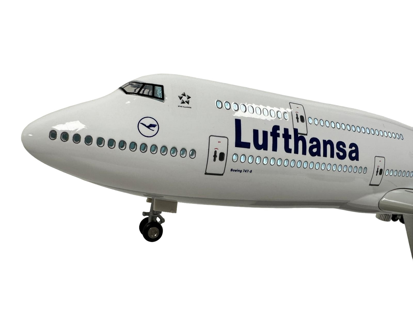 Lufthansa 747-8 Boeing Model Plane Diecast Large Scale Christmas Gift with stand