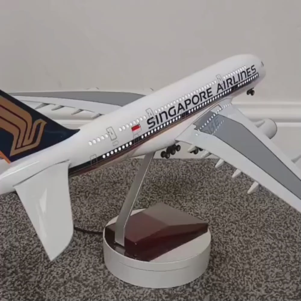 Singapore Airlines Airbus A380 Model Aircraft Large Display Plane