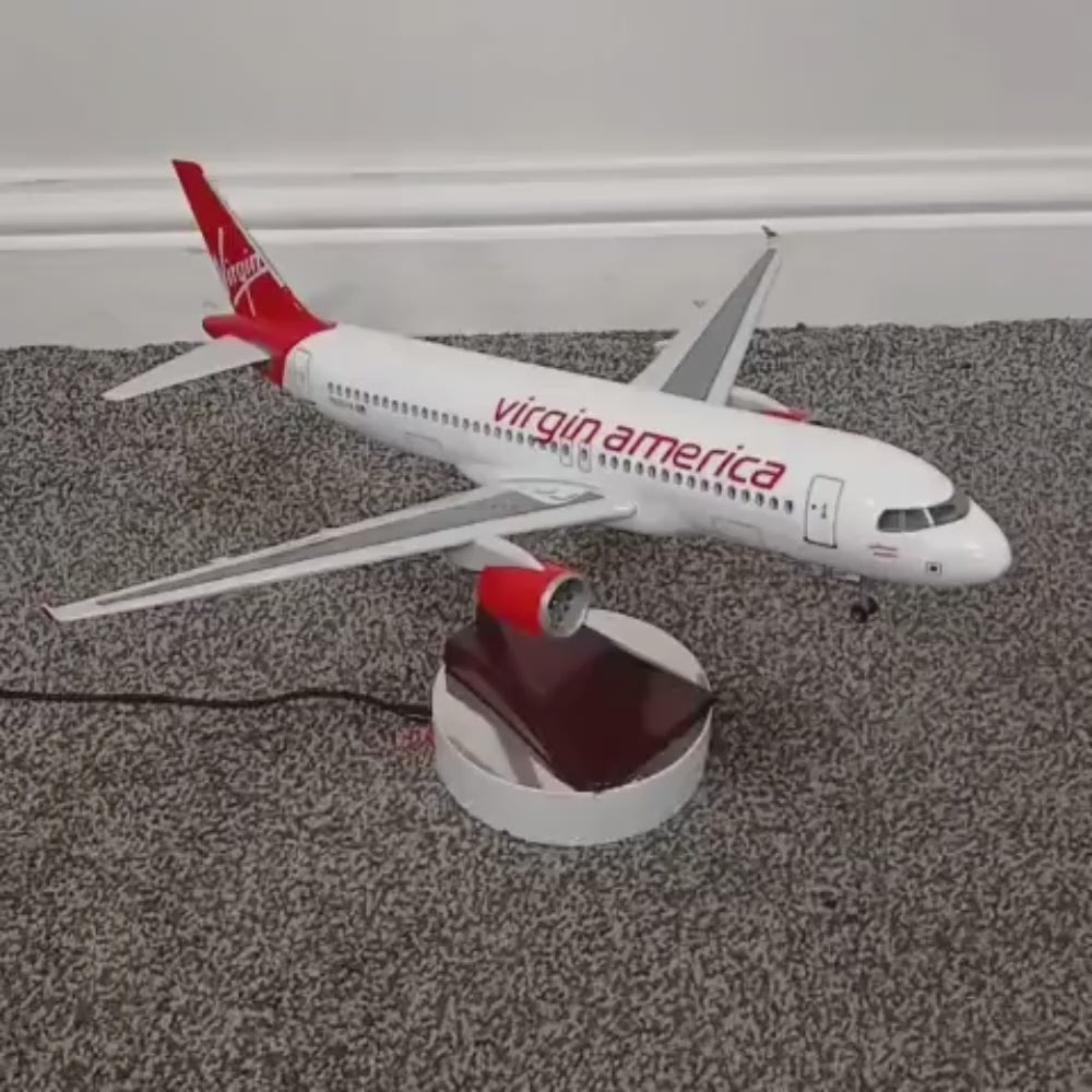 VA Airbus A320 Model Aircraft Large Airline Display Plane