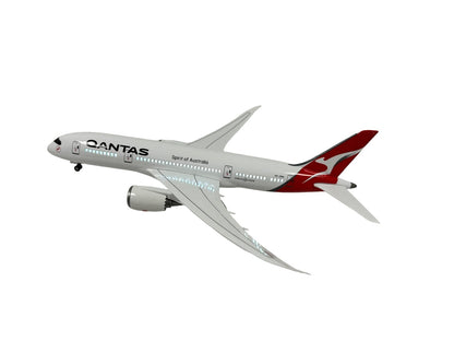 Qantas 787 Boeing Model Plane Diecast Large Scale Christmas Gift w stand