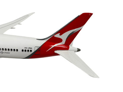 Qantas 787 Boeing Model Plane Diecast Large Scale Christmas Gift w stand