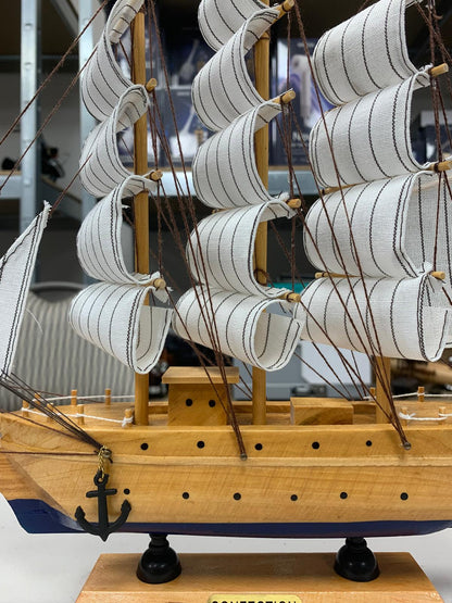 Confection Wooden Sailing Ship 1P Model 33cm Assembled