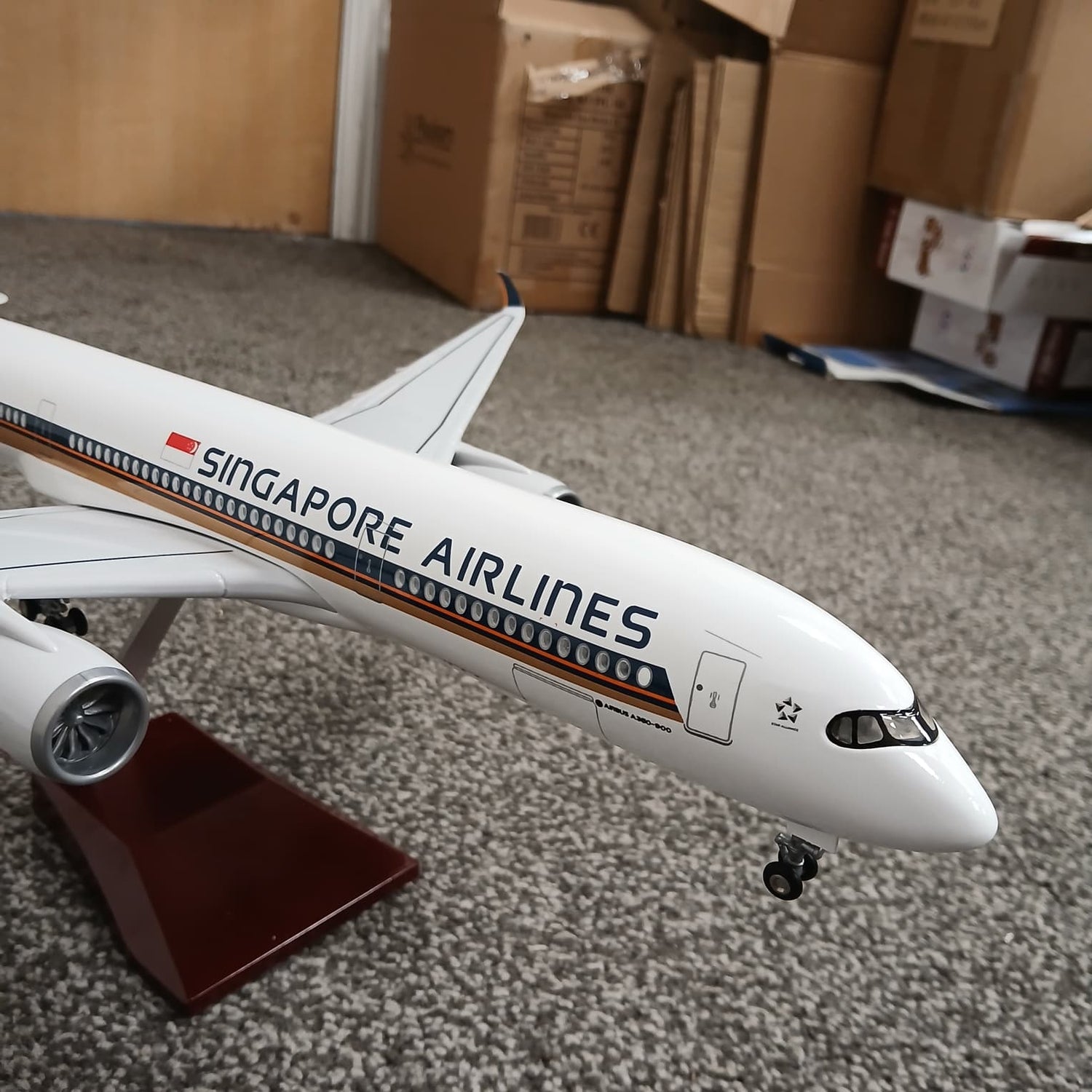 Singapore Airlines Airbus A350 Model Aircraft Large Display Plane