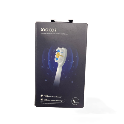 Soocas replacement toothbrush heads for Aura toothbrush