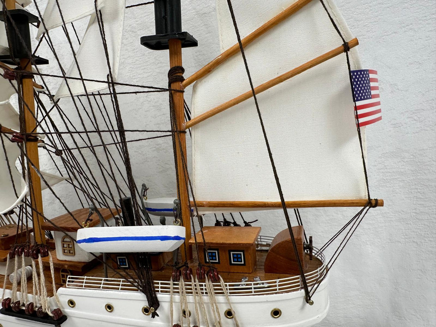 US Coast Guard Model Ship - Fully Assembled with Stand 65cm Length