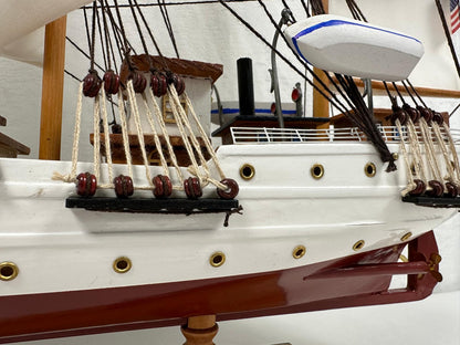 US Coast Guard Model Ship - Fully Assembled with Stand 65cm Length