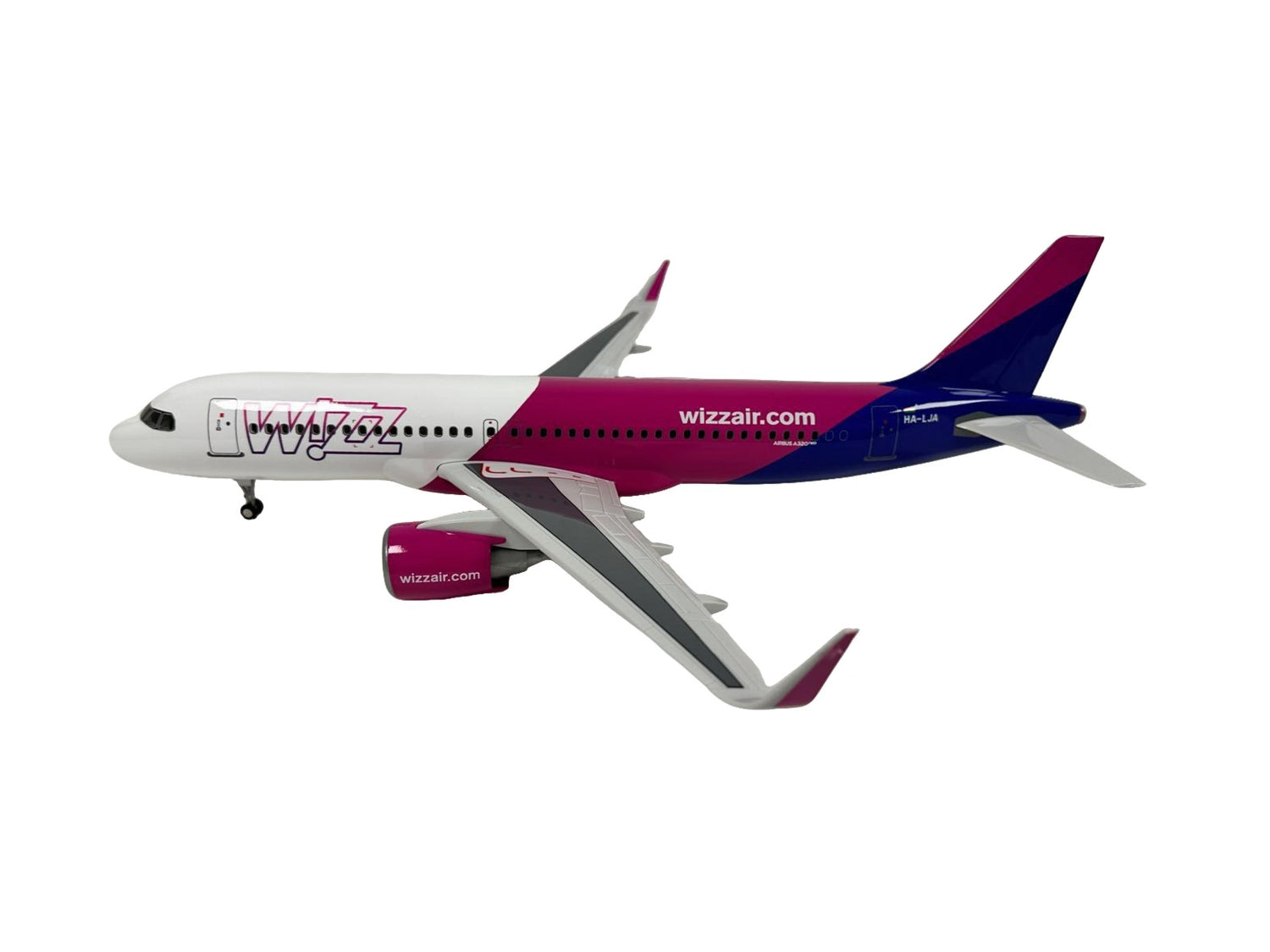 Wizzair A320 Airbus Model Plane Diecast Large Scale Christmas Gift with stand